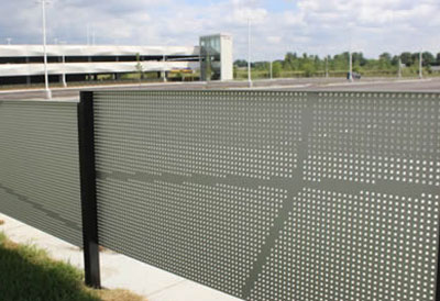 Perforated Metals for Park Boundaries