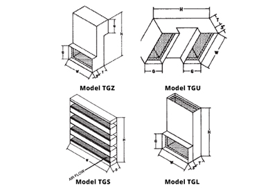 Perforated Metals  For HVAC Filters & Sound Attenuators
